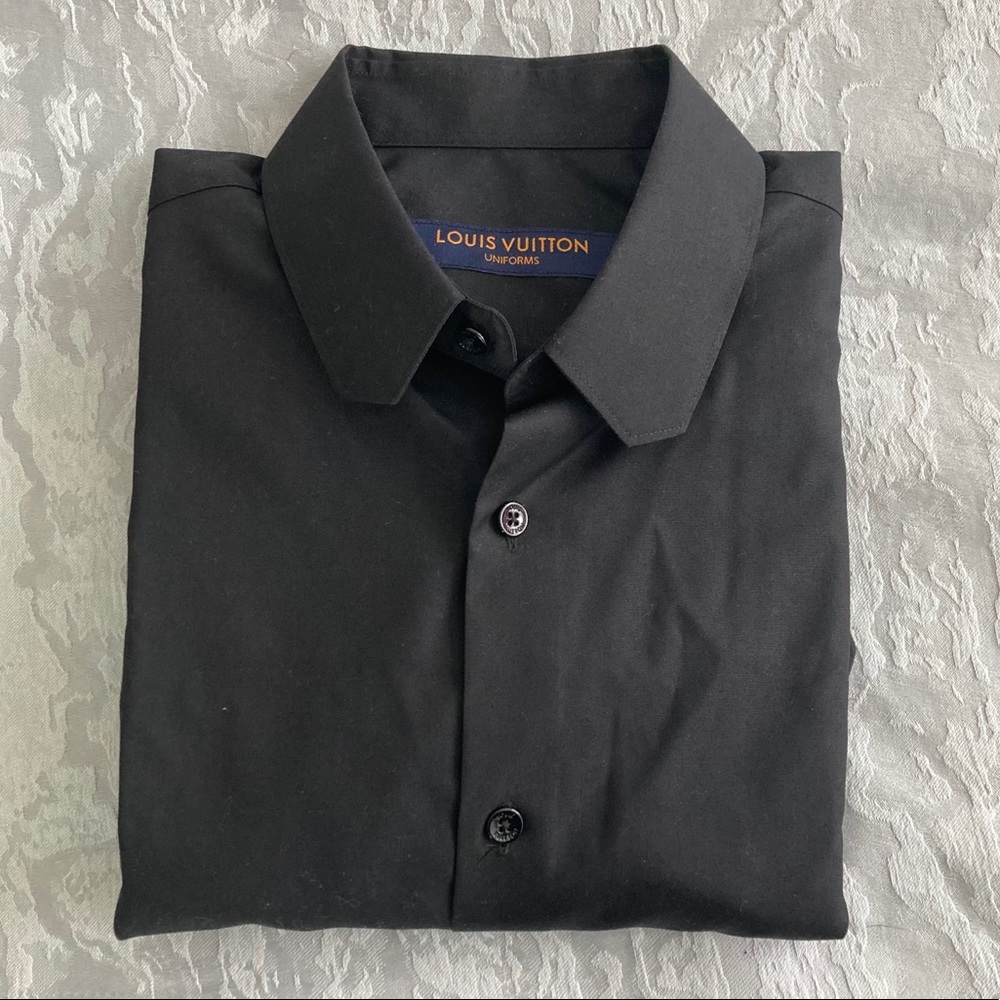 LOUIS VUITTON ✨ DNA Employee Uniform Shirt Black